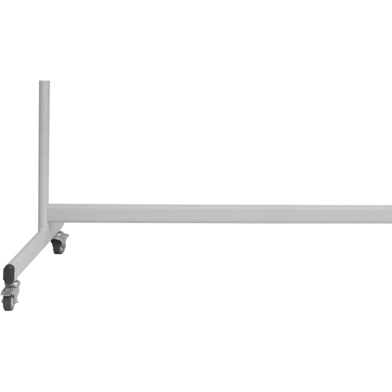 Tableau blanc tryptique mobile acier émaillé cadre aluminium 100 x 150 cm maya Trio Bi-Office