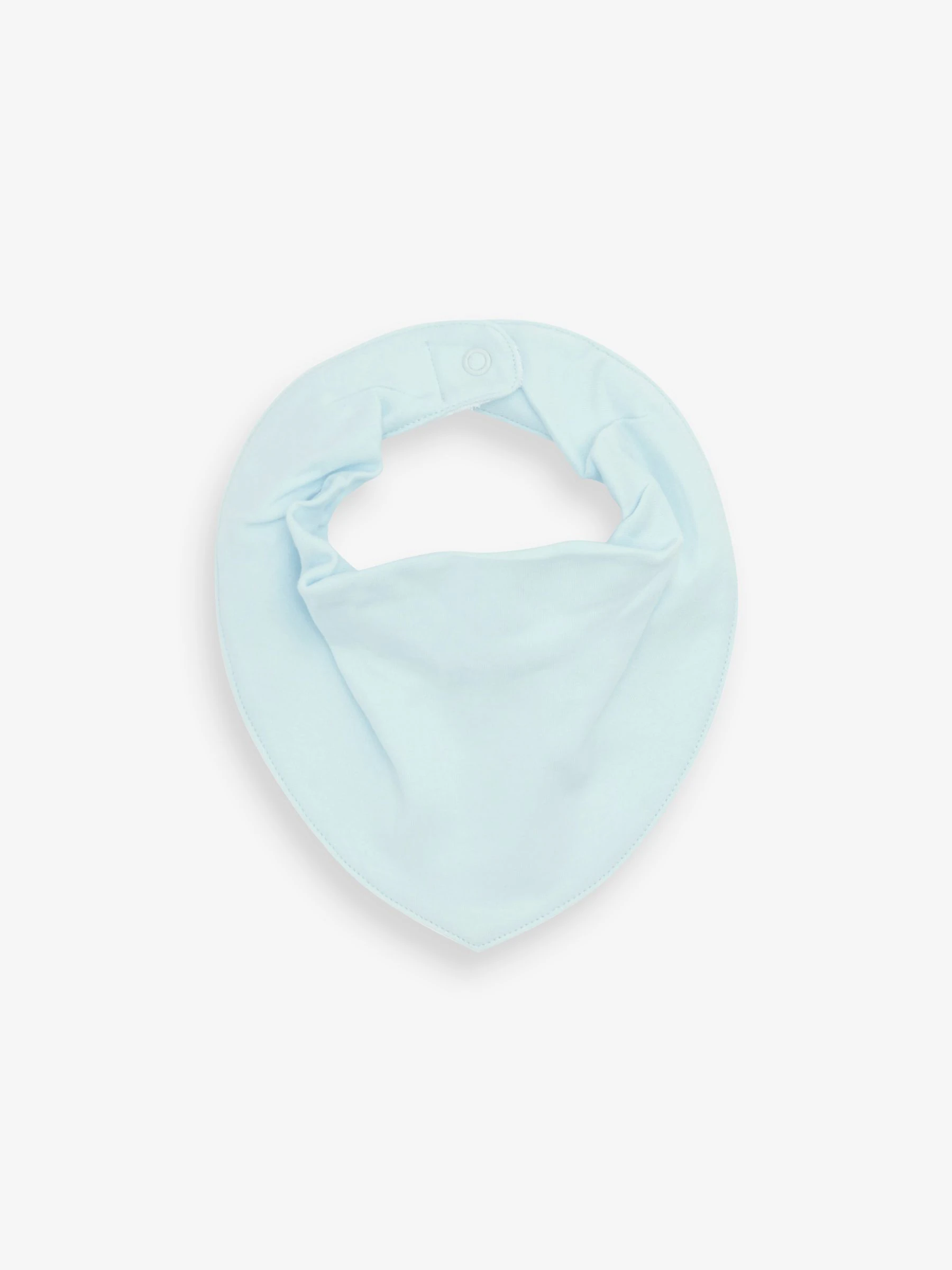 Blauw - 5 Pack Dribble Baby 100% Cotton Bibs