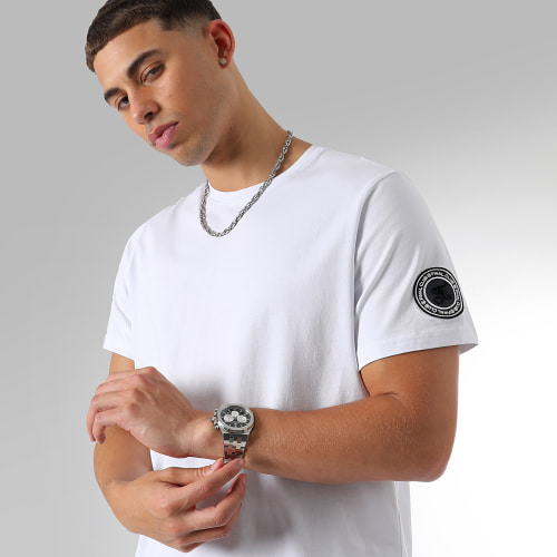 Ensemble Tee Shirt Et Short Jogging 1105 1087 Blanc