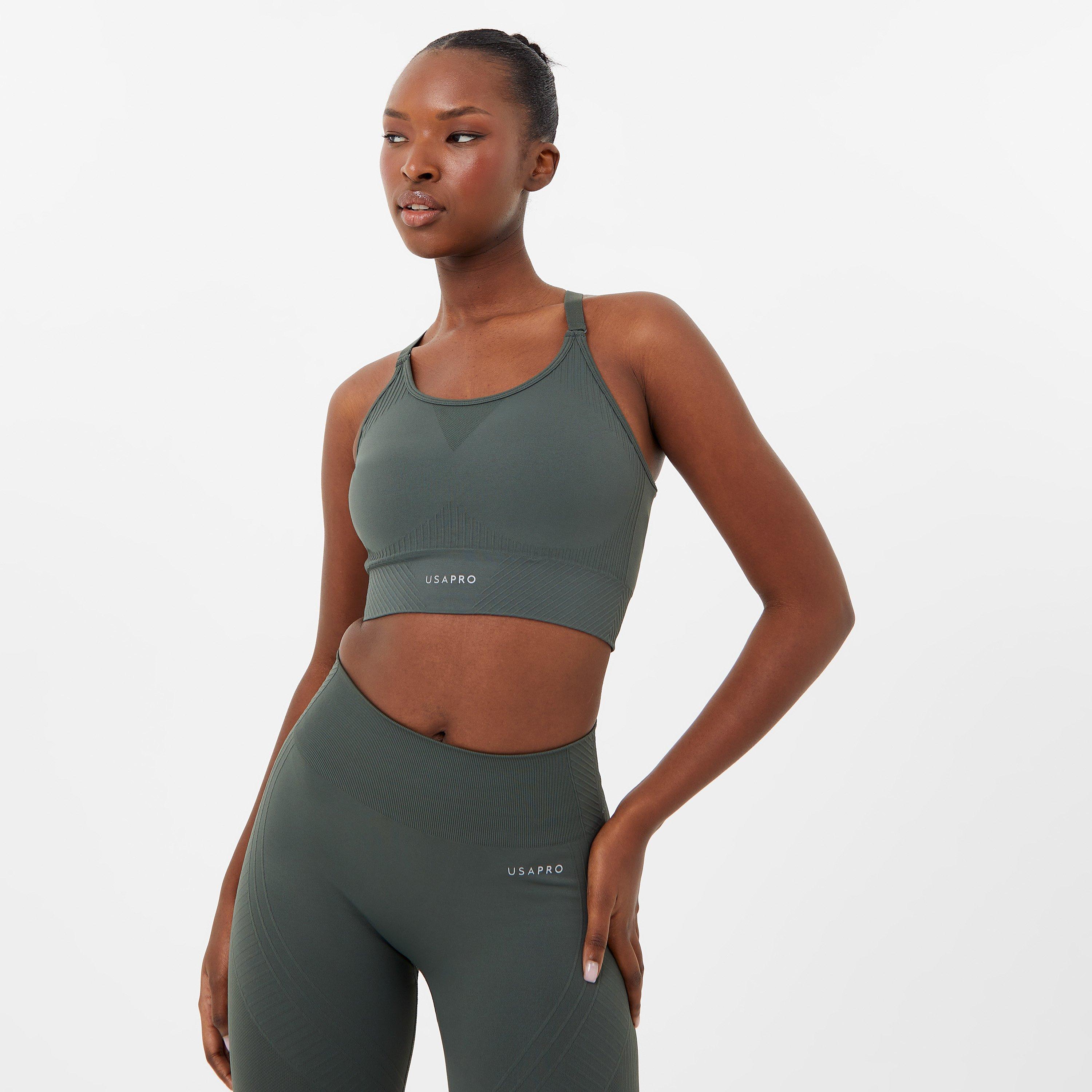 USA Pro UP Seamless Adjustable Sports Bra