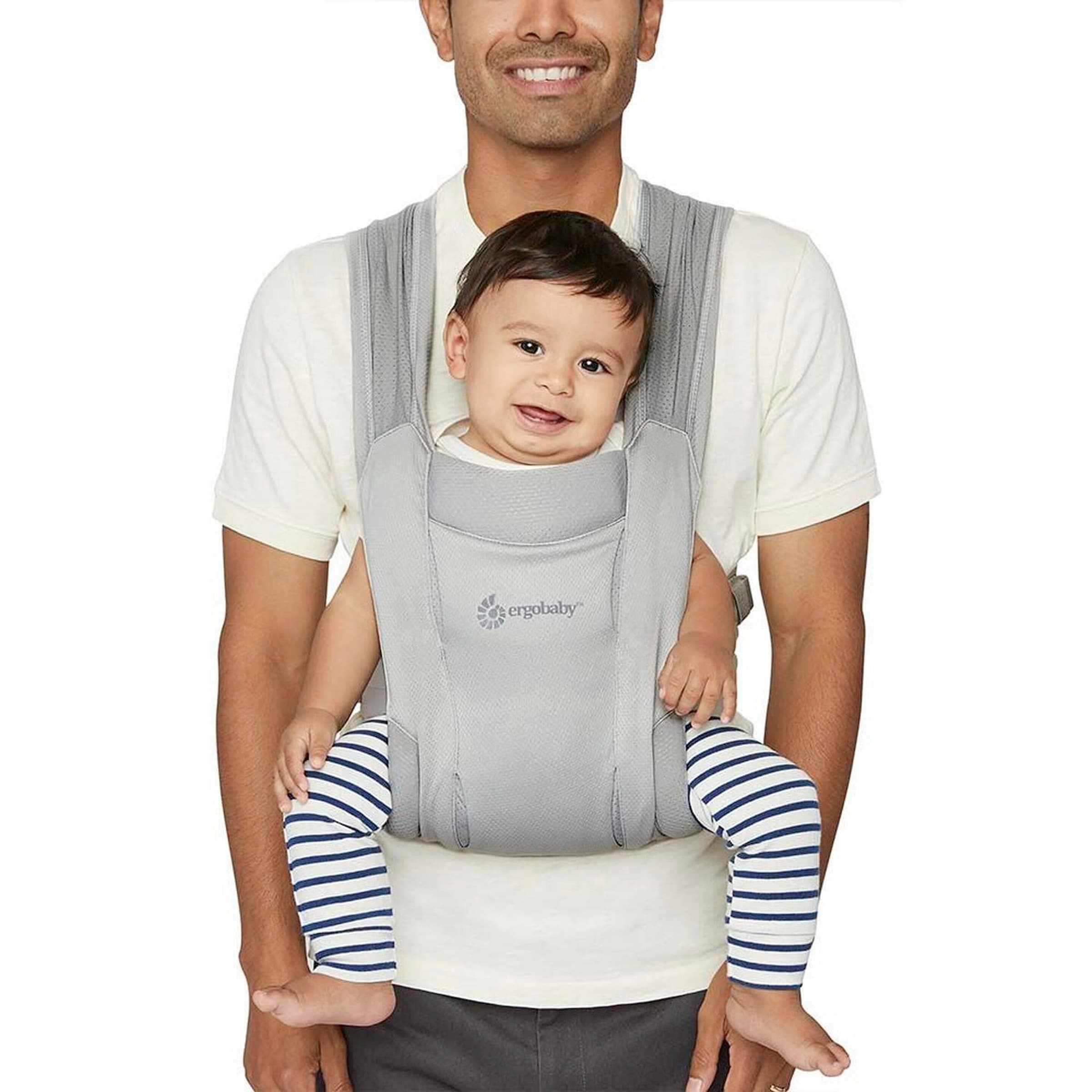 Ergobaby® Babytrage Embrace, 2 Tragepositionen Soft Grey