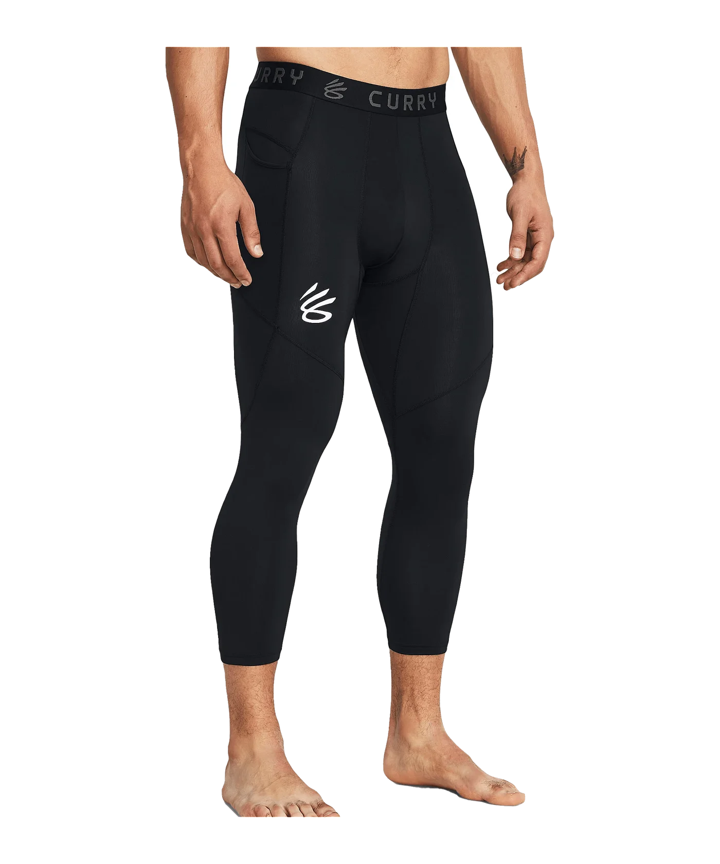 Under Armour Curry 3/4 Underwear Tight Schwarz F003