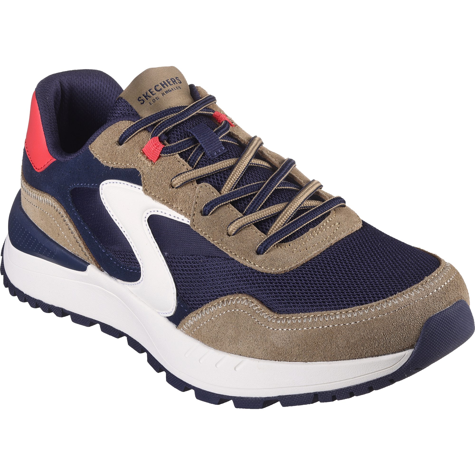 Skechers Fury Fury Lace Low Sneaker Herren navy leather
