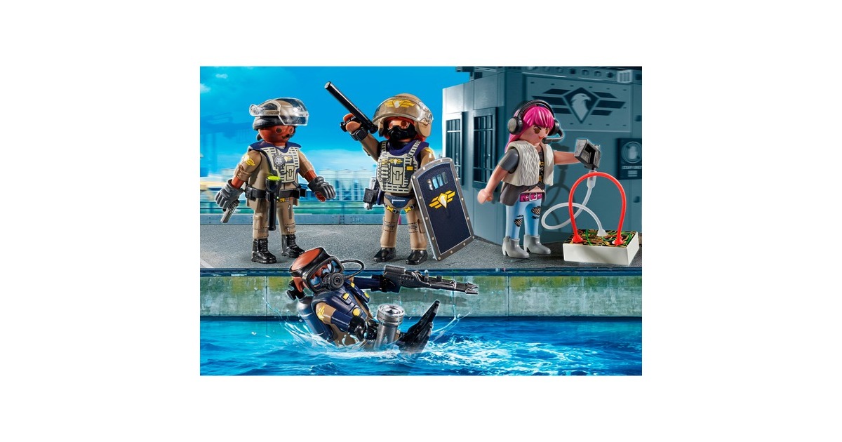 PLAYMOBILCity Action SWAT-Figurenset Constructiespeelgoed