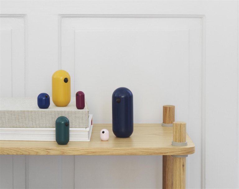 Normann Copenhagen Little Bird decoratie 3cm eiken
