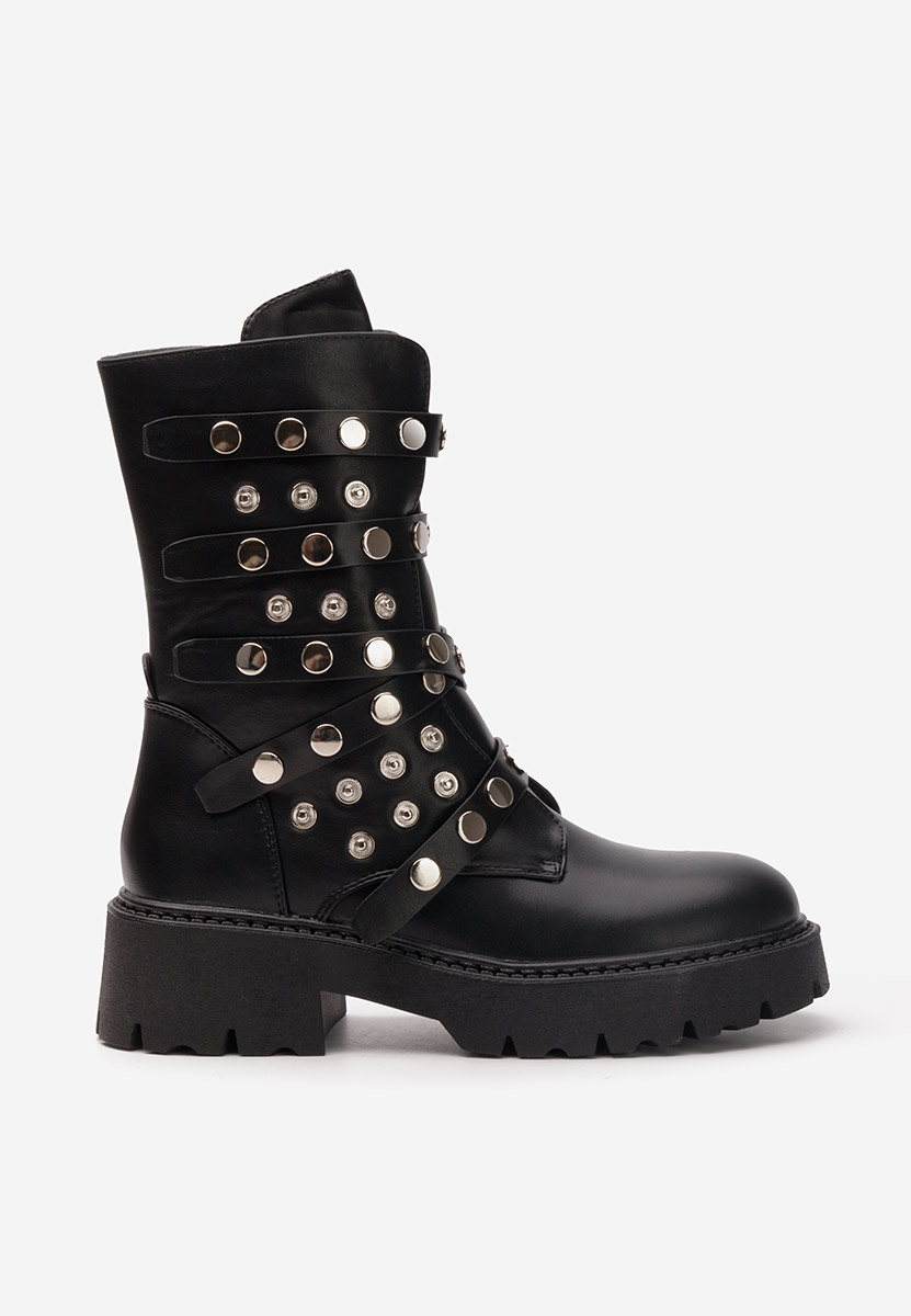 Bottines hautes femme noires Lottie
