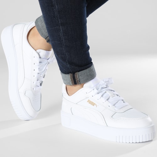 Baskets Femme Carina Street 389390 Puma White Puma Gold