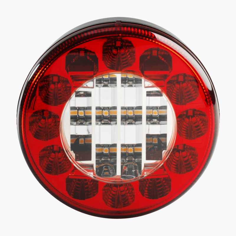 Baklykt, LED, Ø122 mm