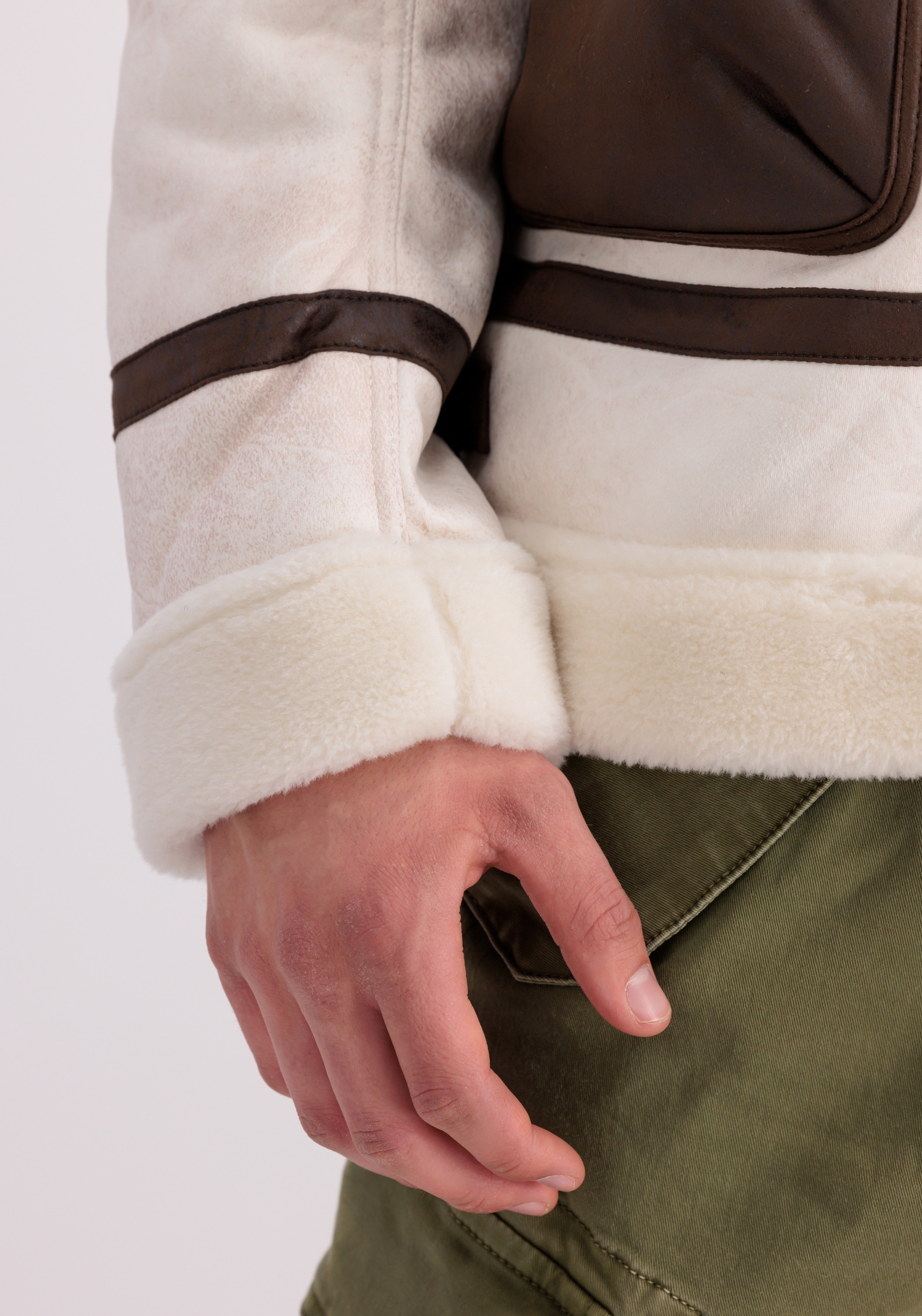 Alpha Industries Lederjacke »B-3 Arctic«
