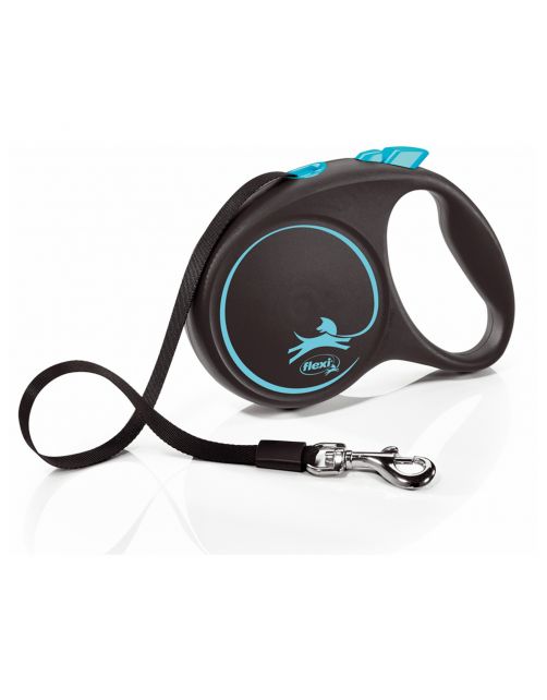 Flexi Black Design Tape L 5 m - Hondenriem