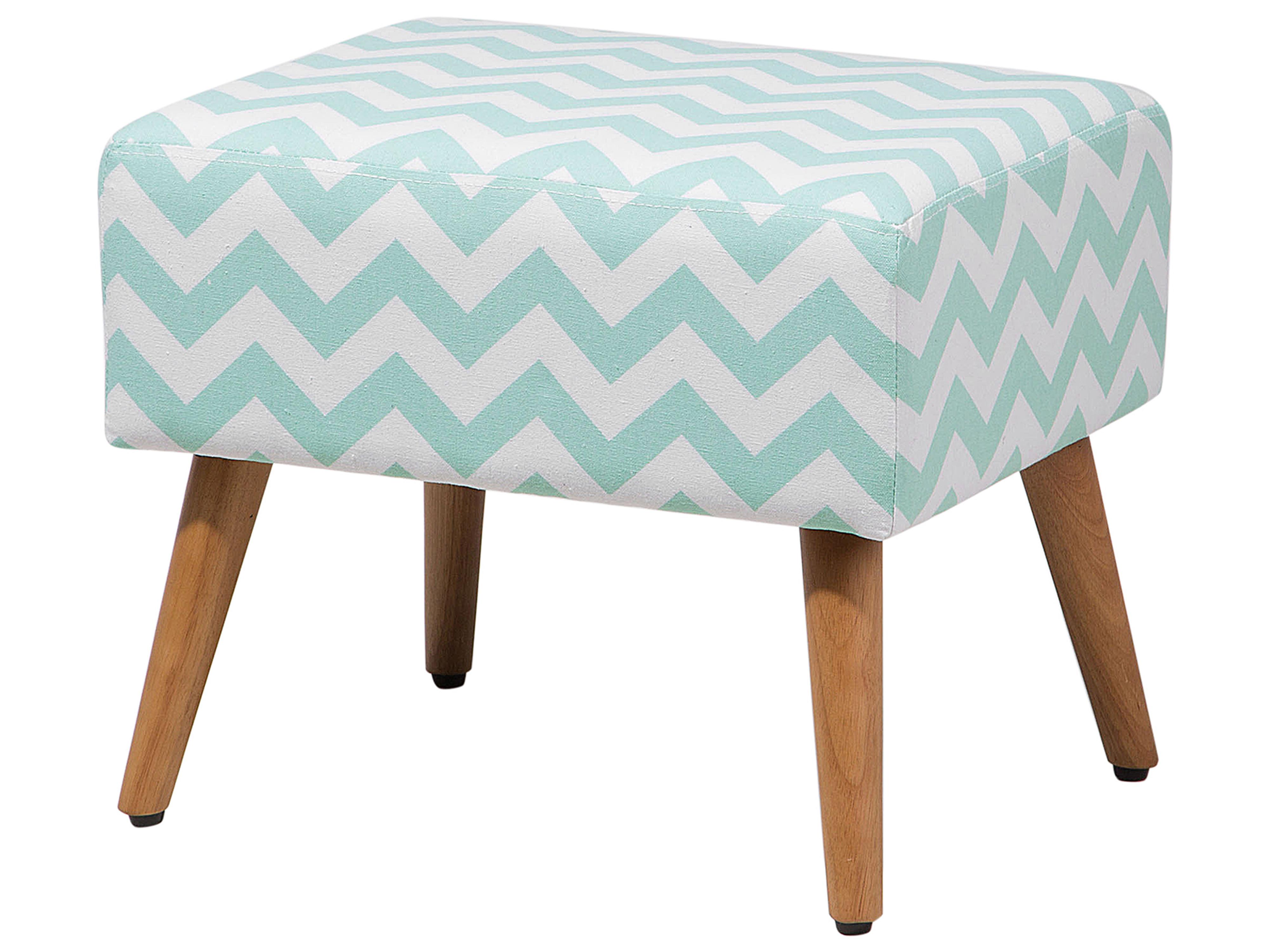 Hocker MANTEO Katoen Mintgroen