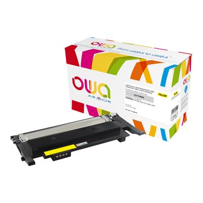 Cartouche laser compatible Samsung CLT-406S - jaune - Owa K15689OW