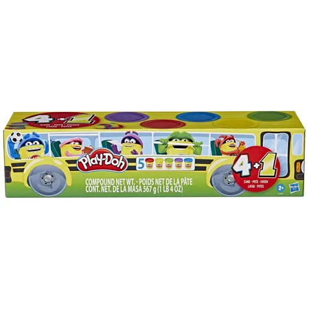 Hasbro Play-Doh Schulbus 5er-Pack