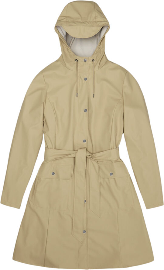 Rains Curve W Jacket W3 Sand