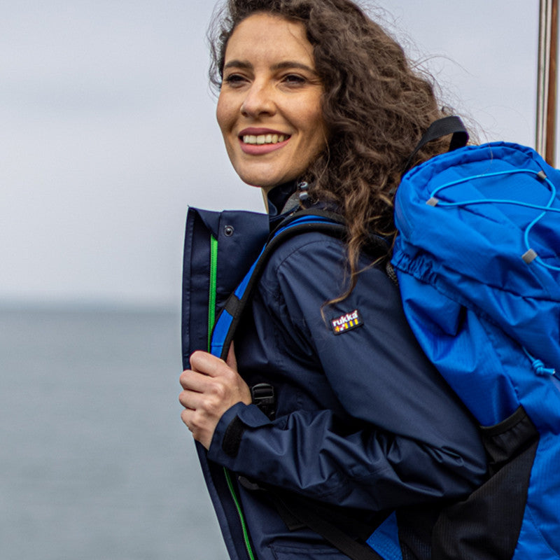 Frauen Regenjacke Evita night blue