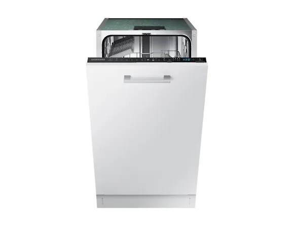 Samsung DW50R4060BB, Fuldt indbygget, Slimline (45 cm), Touch Control, Kurv
