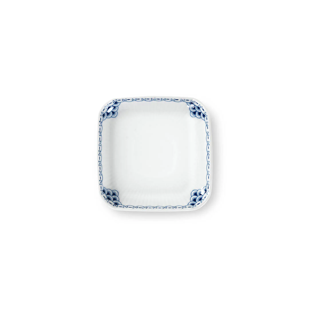 Royal Copenhagen  Prinsesse firkantet tallerken - 10 cm.