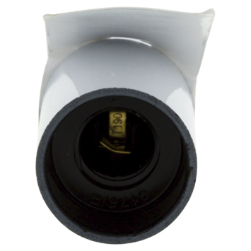 Handson lampfitting E14 glad wit
