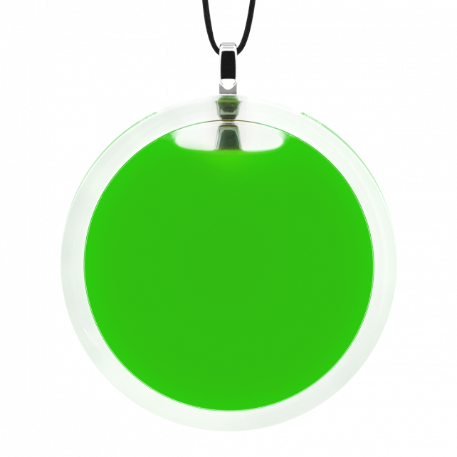 Pendentif en verre soufflé - Cachou Giga Milk