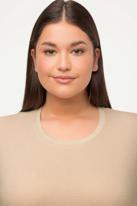 T-Shirt, Rundhals, Halbarm, Biobaumwolle