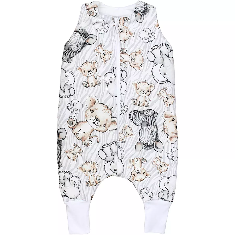 TupTam Baby Winter Schlafsack mit Beinen graubraun