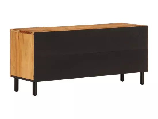 Meuble TV 105x33x46 cm Bois d'acacia massif