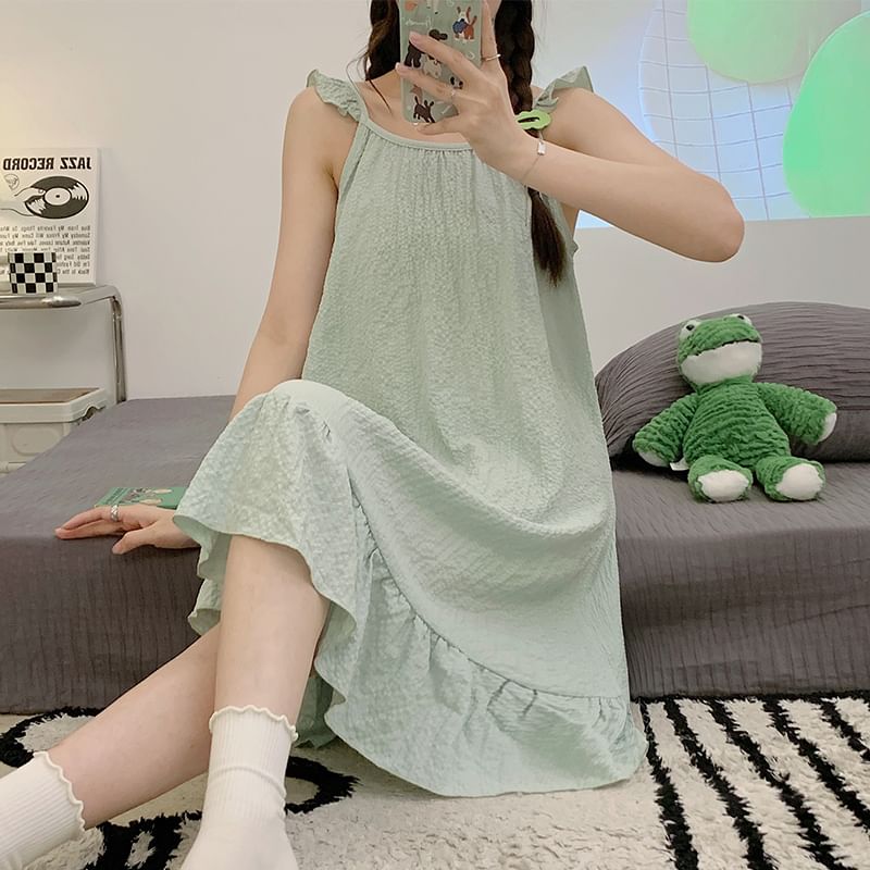 Fabricino - Mouwloze pyjamajurk met patroon