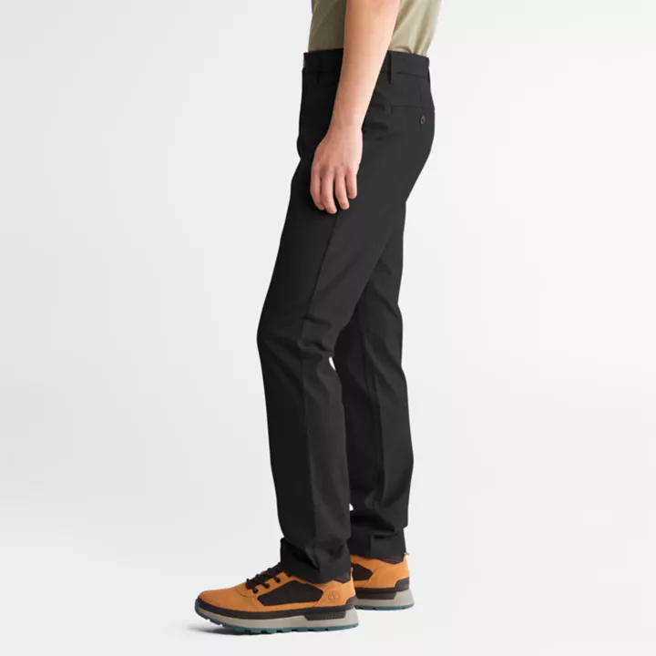 Pantalon chino stretch Sargent Lake pour homme en noir