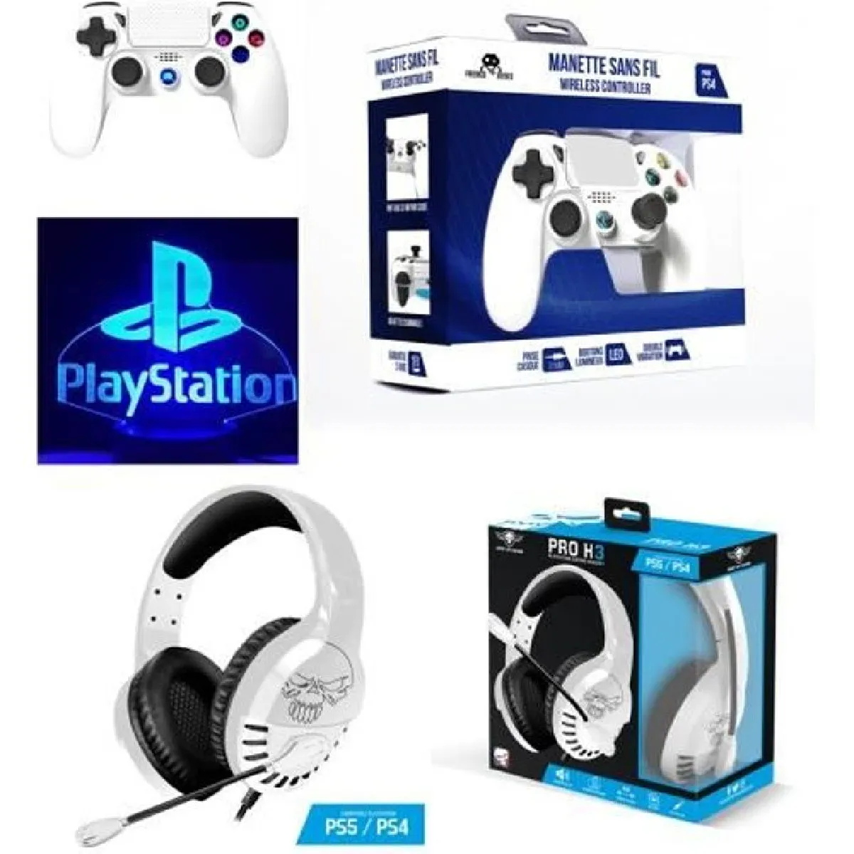 Spirit of Gamer Pack Manette PS4 + Casque
