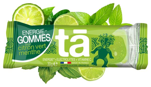 Gommes énergétiques Tā Energy Citron Vert/Menthe - 30g