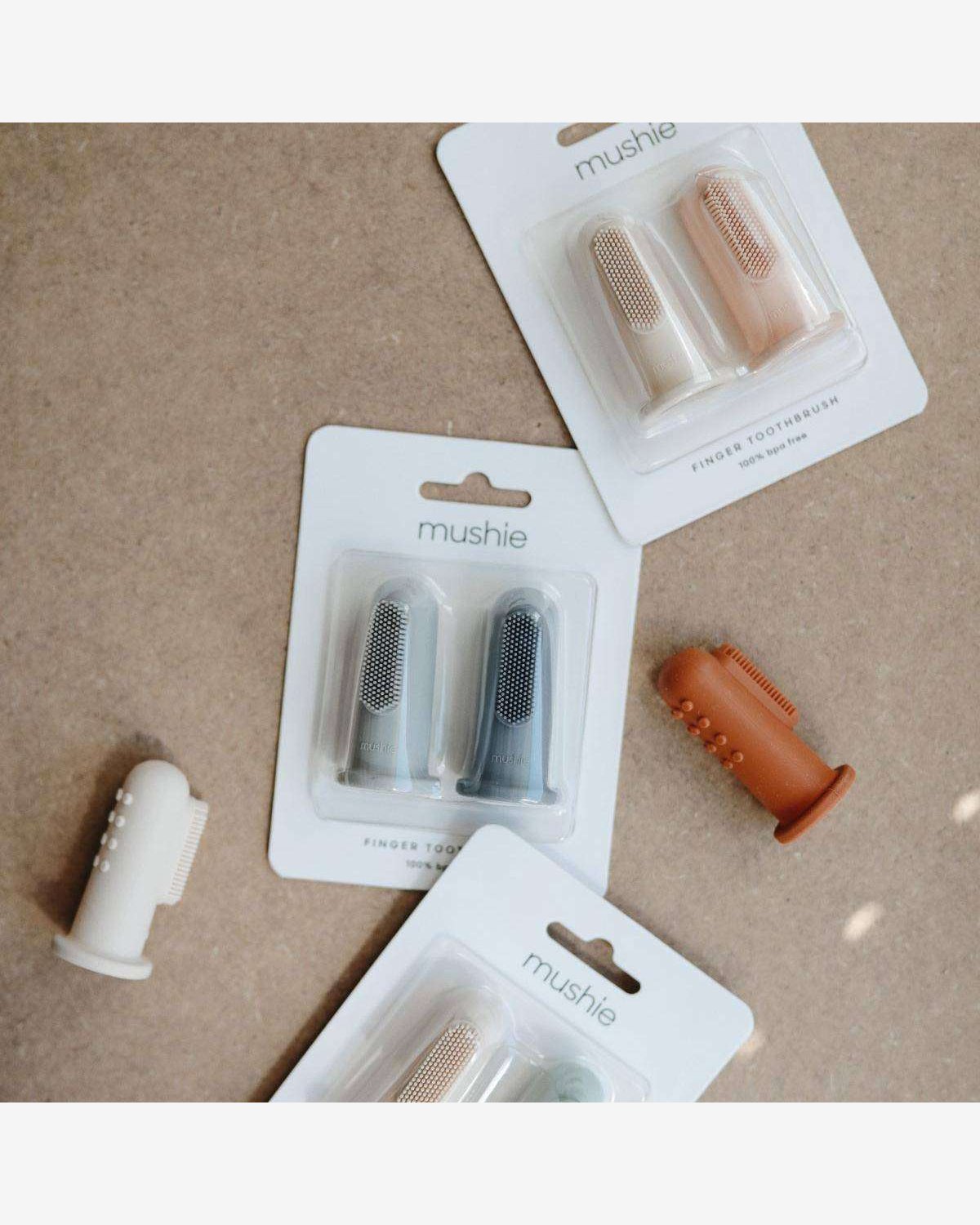 Fingertannbørste til Baby 2pk – Silikon