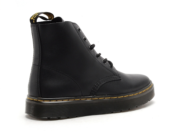 Dr martens boots bottine plates femme thurston noir