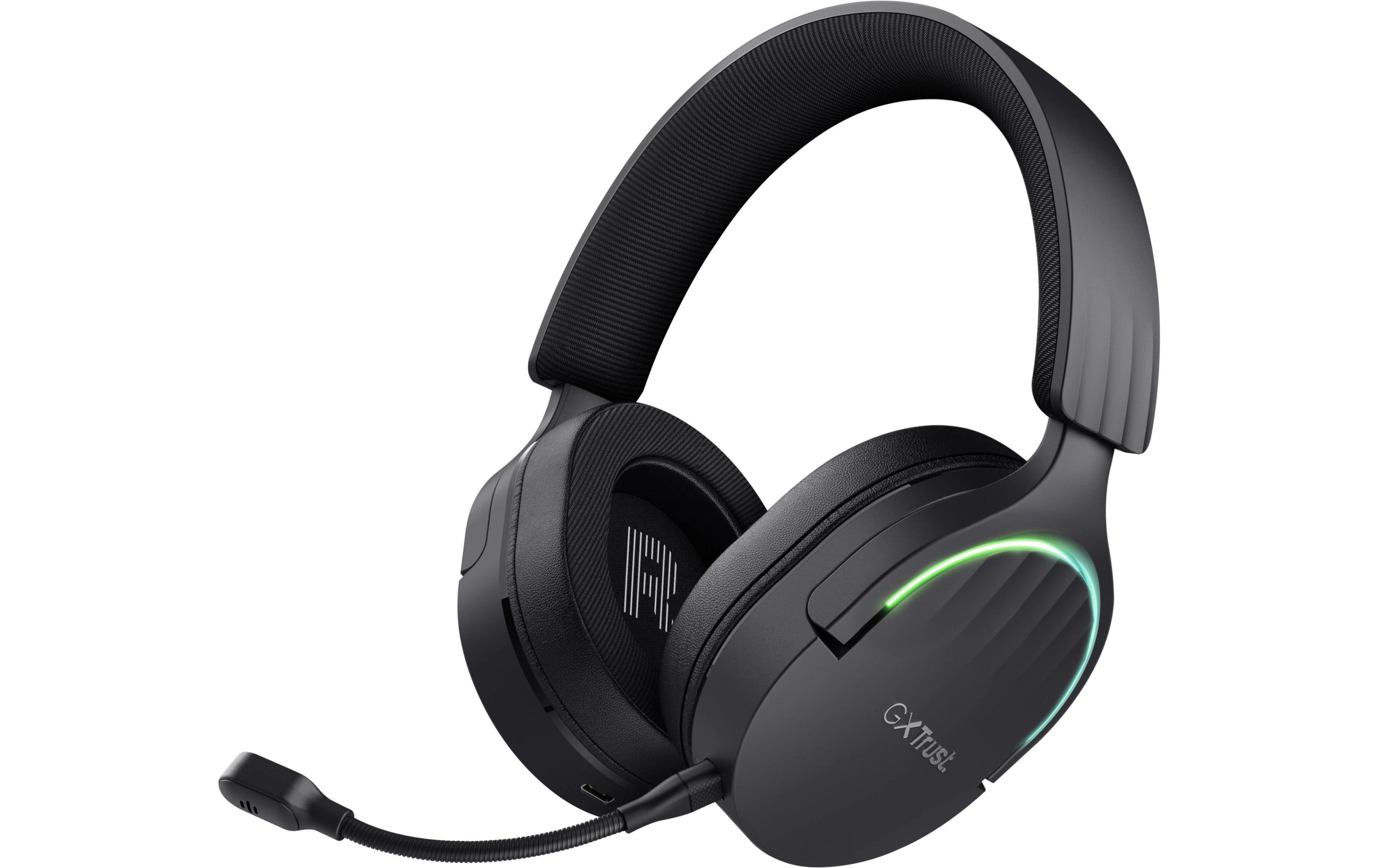 Headset GXT 491 FAYZO SchwarzLeistungsstarkes ohrumschliessendes kabelloses Gaming-Headset für ein kabelloses immersives Gaming-Erlebnis