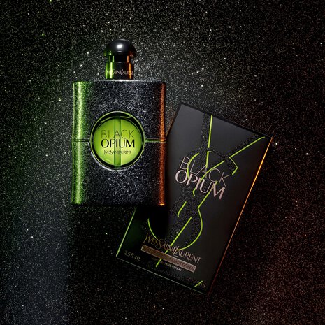 BLACK OPIUM ILLICIT GREEN  ACCORD CAFÉ NOIR – MANDARINE VERTE