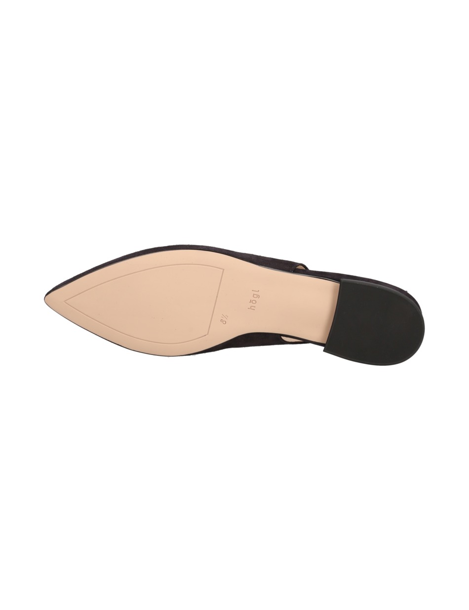 Veloursleder Slingpumps