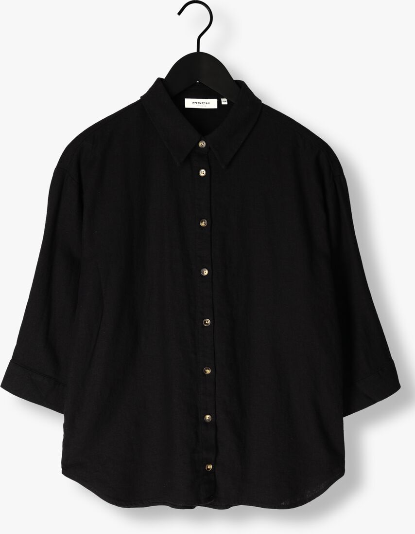 MSCH COPENHAGEN zwarte msch copenhagen blouse mschjovene ginia 3/4 shirt