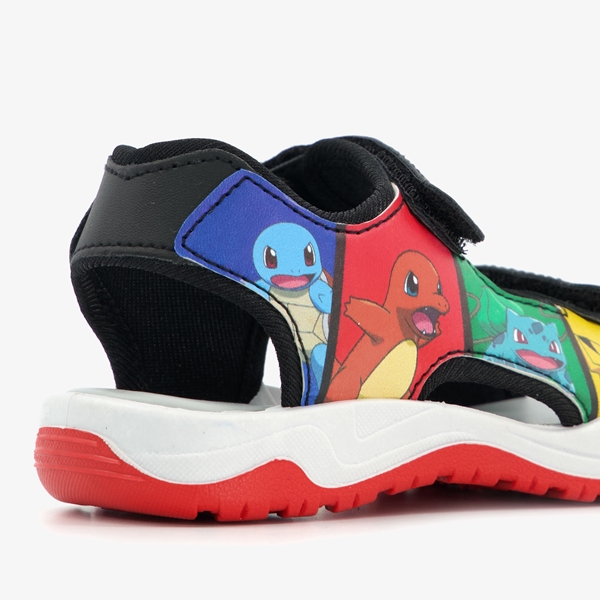 Pokémon kinder sandalen rood/zwart