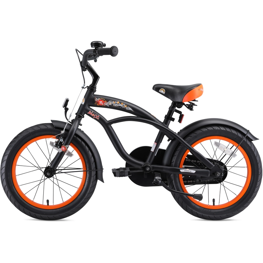 Bikestar Kinderrad 16 Zoll Cruiser schwarz