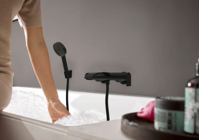 Hansgrohe Vivenis badmengkraan zwart mat