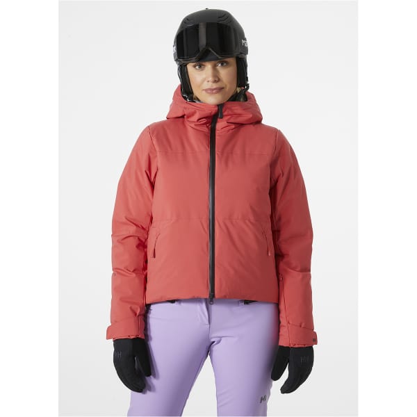 Veste de ski HELLY HANSEN W NORA SHORT PUFFY JACKET POPPY RED