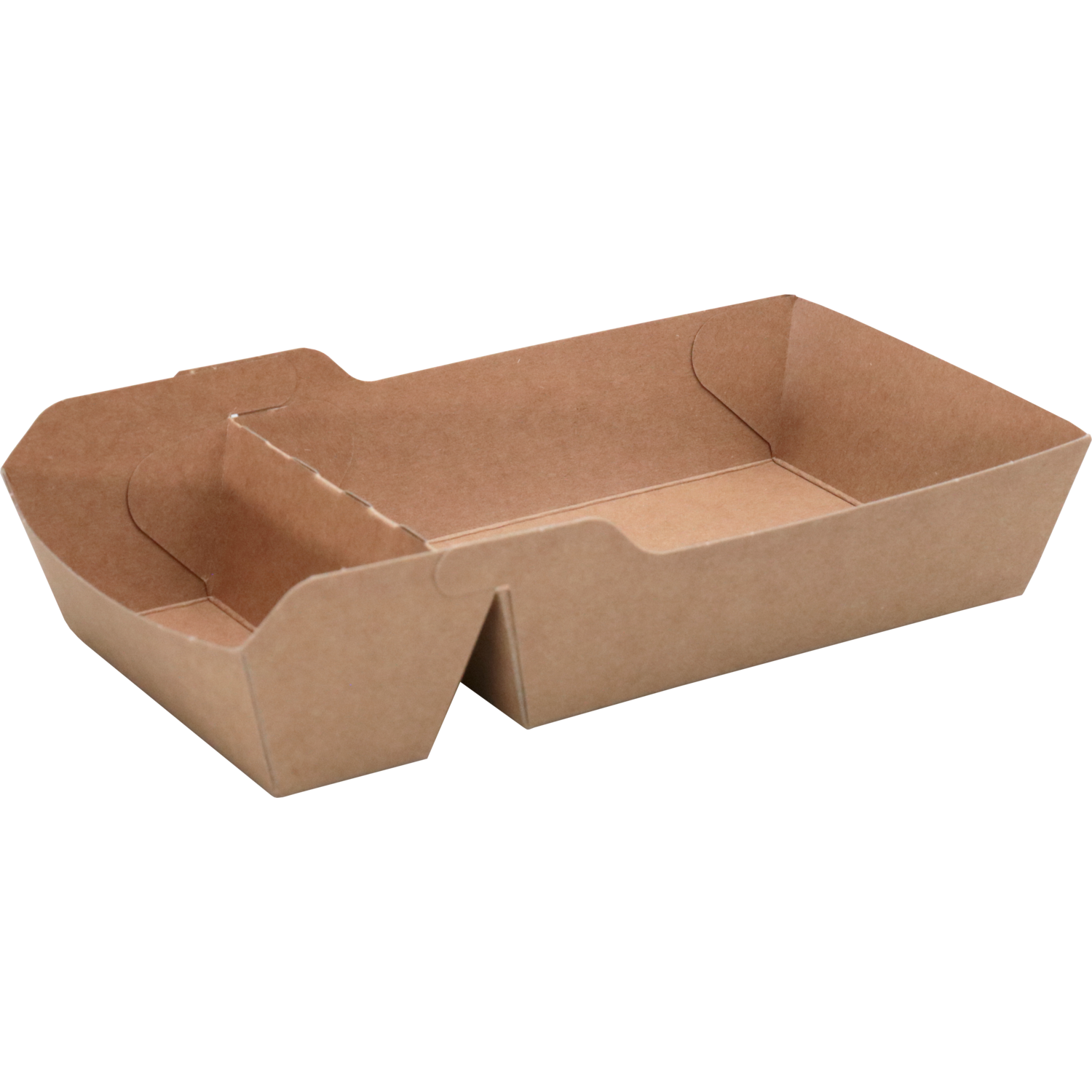 Bak, Karton, A14+1/A20, snackbak, 145x85x35mm, bruin
