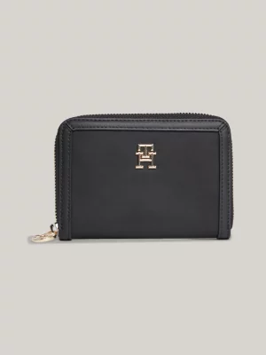 Carteira Essential TH Monogram Média com Fecho de Zíper