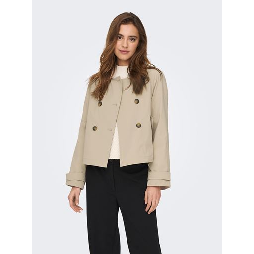ONLY April Kort Trenchcoat, Oxford Tan, L