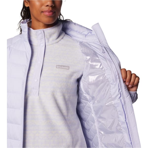 Doudoune randonnée COLUMBIA W POWDER LITE II FULL ZIP JACKET SNOWDRIFT