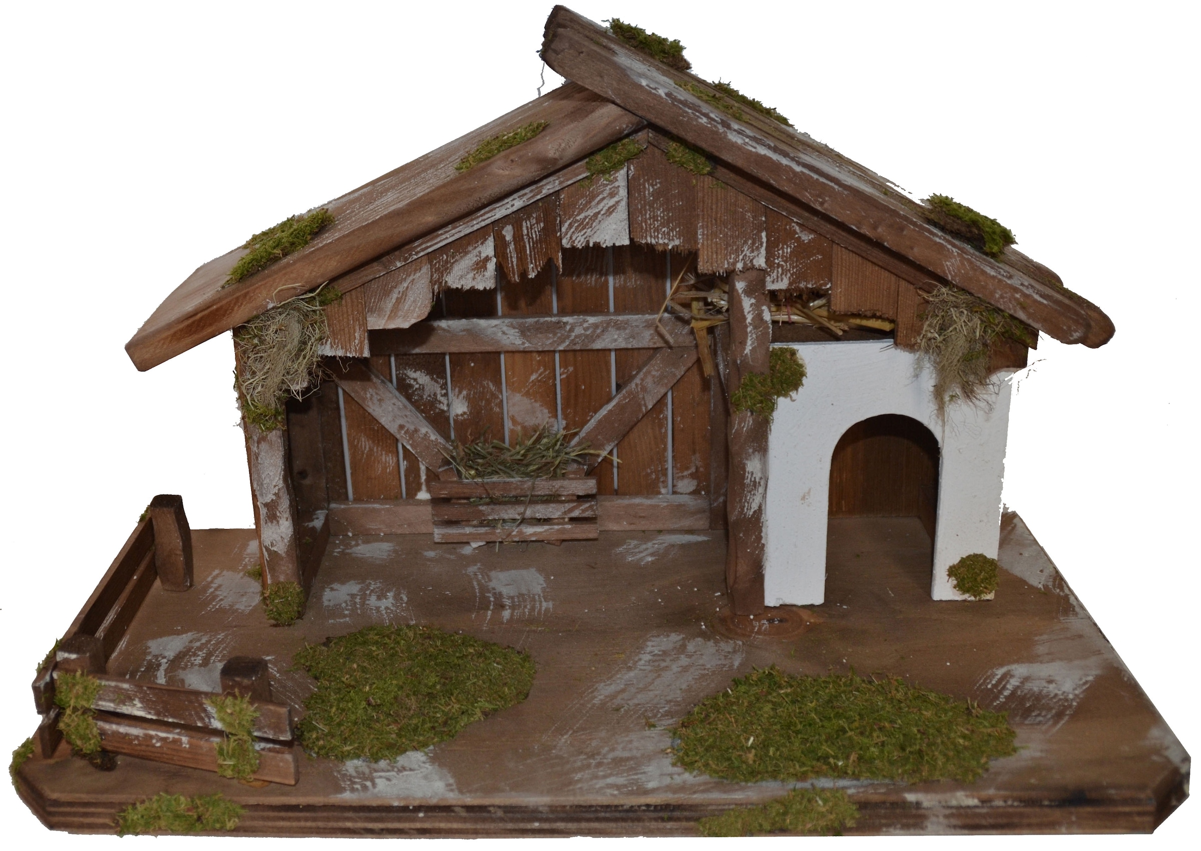 Alfred Kolbe Krippe »Weihnachtsdeko« aus Holz, 50x25x30 cm, für Figuren bis 11 cm Höhe