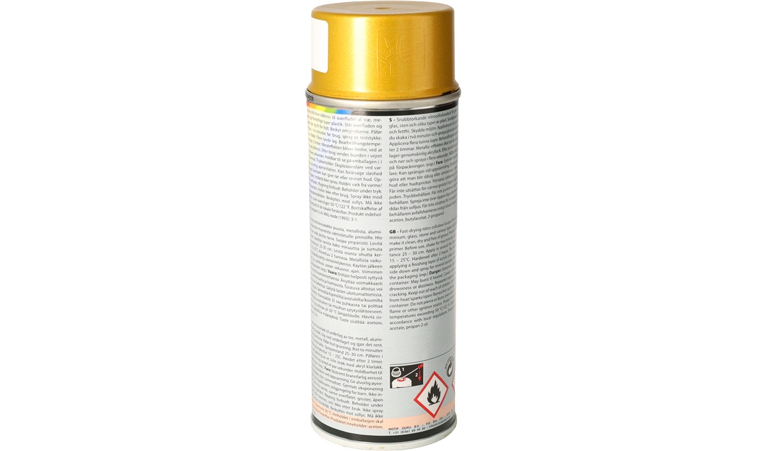 Spraymaling, guldmetallic, acryl