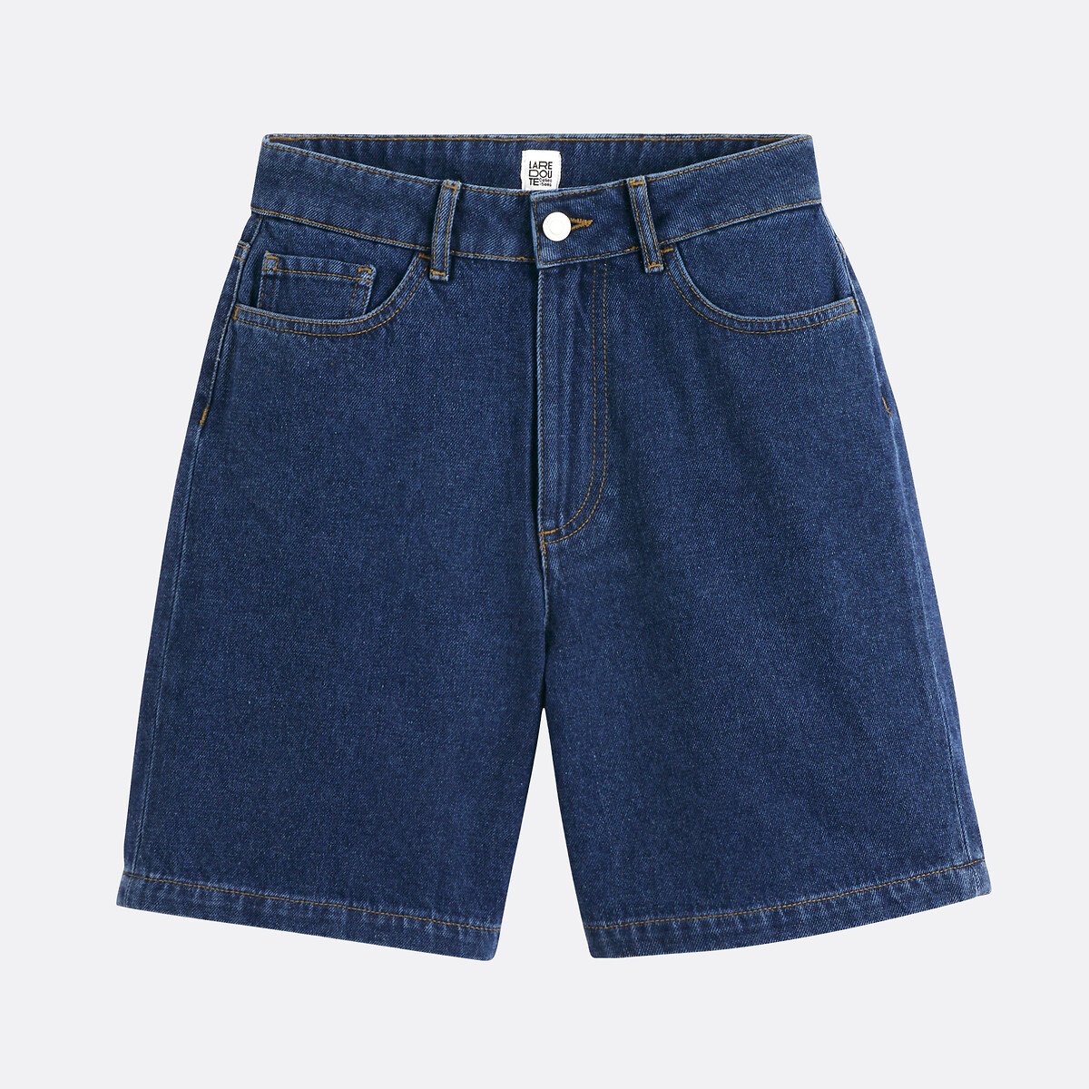 COLEÇÕES LA REDOUTE<br>Bermuda em denim com 5 bolsos