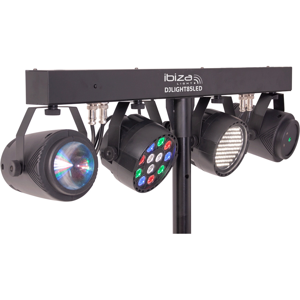 Ibiza LED Lysbar Moonflower + Laser og Strobe