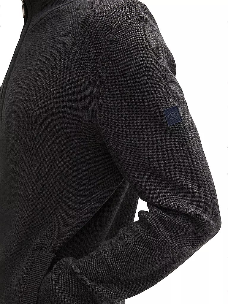 TOM TAILOR Strickjacke grau