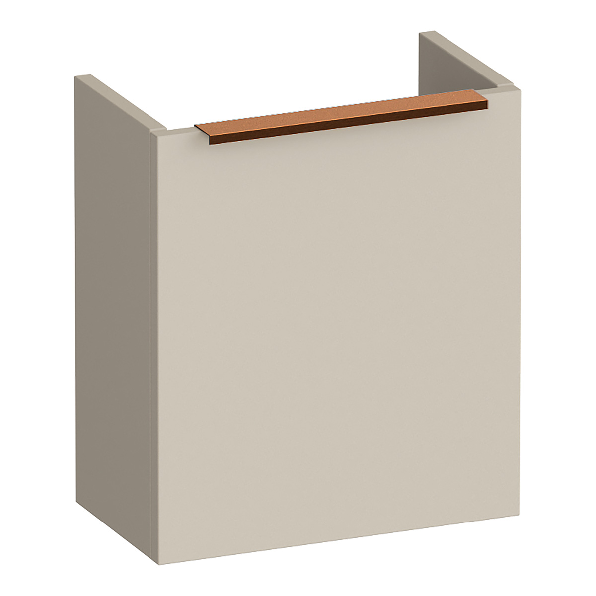 Brauer Elevate fonteinkast 40cm rechtsdraaiend beige mat